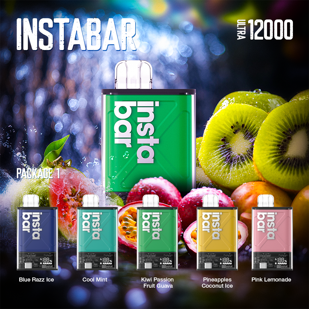 INSTABAR Ultra 12000 PUFFS (Over 70,000 positive reviews)